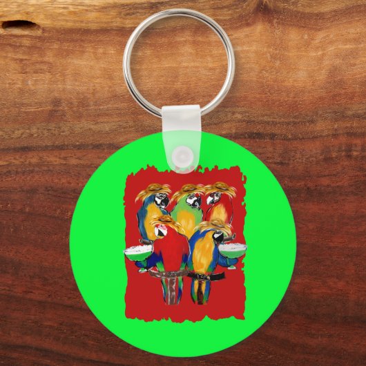 Drunkin Parrots Schlüsselanhänger (Vorderseite)