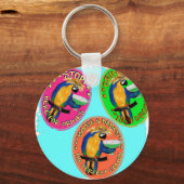 DRUNKIN PARROTS SCHLÜSSELANHÄNGER (Vorderseite)