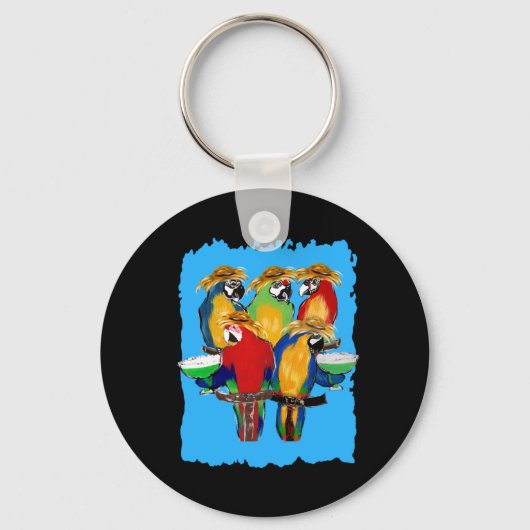 Drunkin Parrots Schlüsselanhänger (Vorderseite)