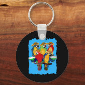Drunkin Parrots Schlüsselanhänger (Vorderseite)
