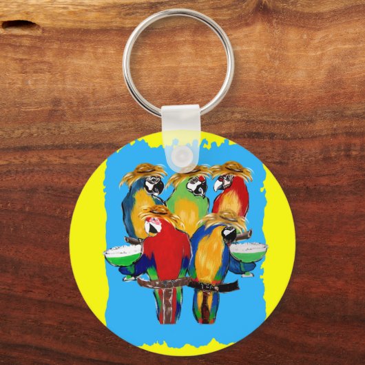 Drunkin Parrots Schlüsselanhänger (Vorderseite)