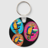 DRUNKIN PARROTS SCHLÜSSELANHÄNGER (Vorderseite)