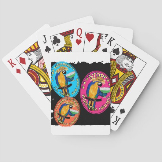 DRUNKIN PARROTS SPIELKARTEN (Rückseite)