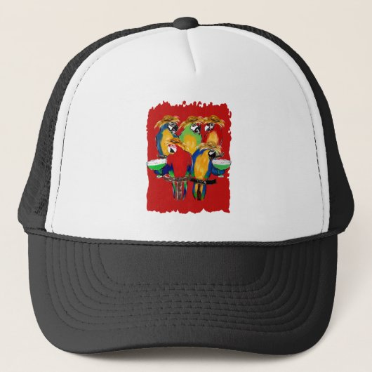 Drunkin Parrots Truckerkappe (Vorderseite)