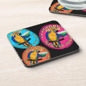 DRUNKIN PARROTS UNTERSETZER (Linke Seite)