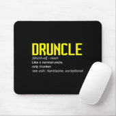 Drunkle Definition Welten Bester Onkel je Funny Dr Mousepad (Mit Mouse)