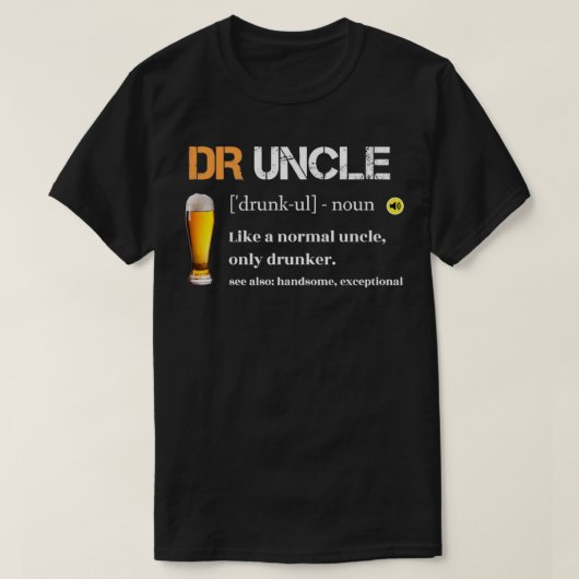 Drunkle T-Shirt (Design vorne)