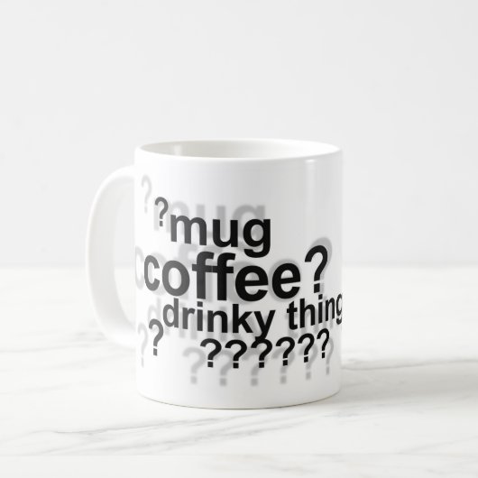 Drunklock Tasse - Weiß (Vorderseite Links)