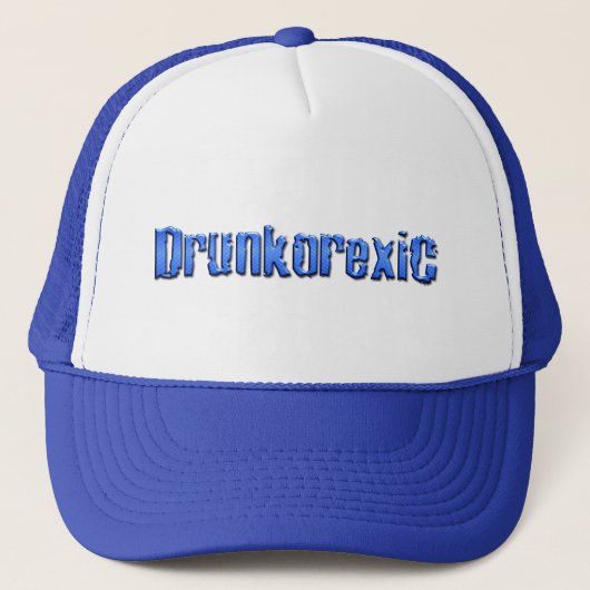 Drunkorexisch Truckerkappe (Vorderseite)
