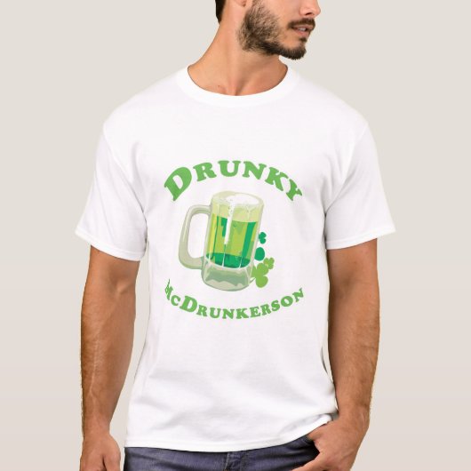 DRUNKY MCDRUNKERSON T - Shirt (Vorderseite)