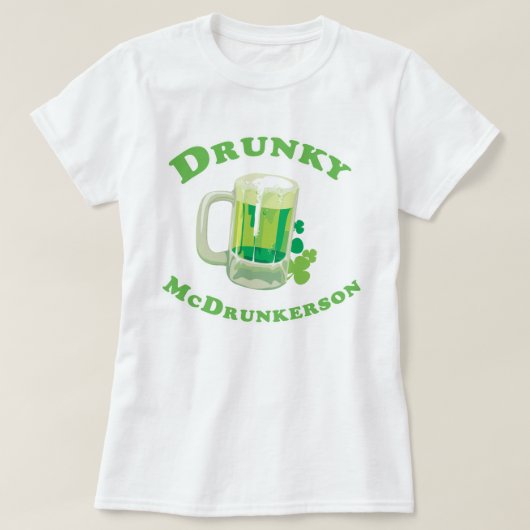 DRUNKY MCDRUNKERSON T - Shirt (Design vorne)