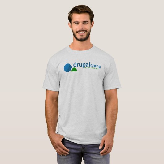 DrupalCamp Rio De Janeiro T-Shirt (Vorne ganz)