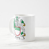 Drury Familienwappen Kaffeetasse (Vorderseite Links)
