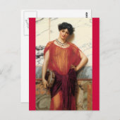 Drusilla - Vintage Kunst - Godward Postkarte (Vorne/Hinten)