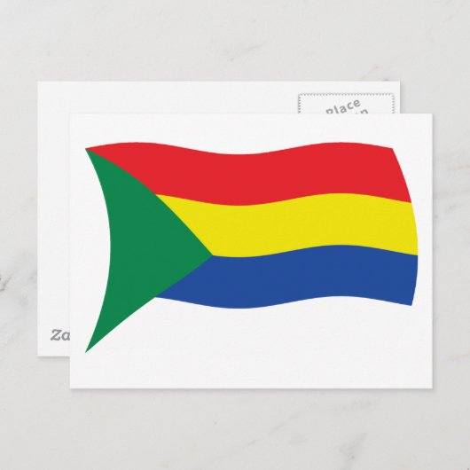 Druze Flag Postkarte (Vorne/Hinten)