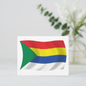 Druze Flag Postkarte (Stehend Vorderseite)