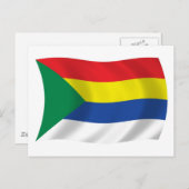 Druze Flag Postkarte (Vorne/Hinten)