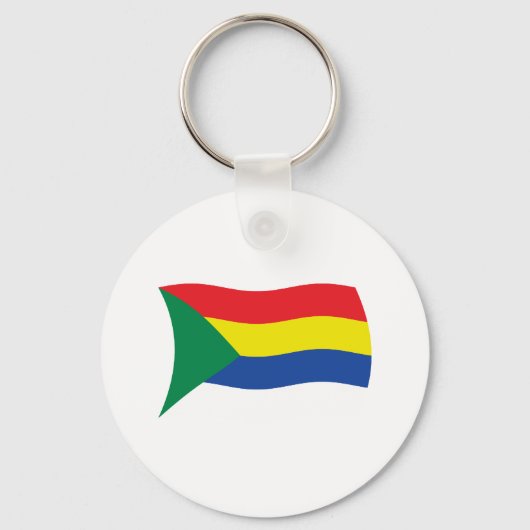 Druzen-Flag-Schlüsselanhänger Schlüsselanhänger (Vorderseite)