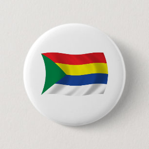 Druzen-Flagge-Button Button