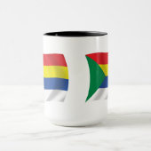 Druzen-Flagge Tasse (Zentrum)