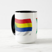 Druzen-Flagge Tasse (Vorderseite Links)