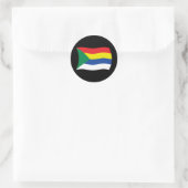 Druzen-Flaggen-Aufkleber Runder Aufkleber (Tasche)