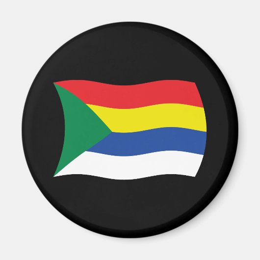 Druzen-Flaggenmagnet Magnet (Vorne)