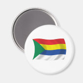 Druzen-Flaggenmagnet Magnet (Vorderseite/Rückseite)