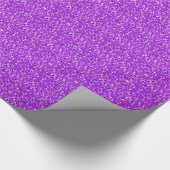 Druzy Kristall - Amethyst lila Geschenkpapier (Ecke)