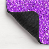 Druzy Kristall - amethyst Lila Mousepad (Ecke)