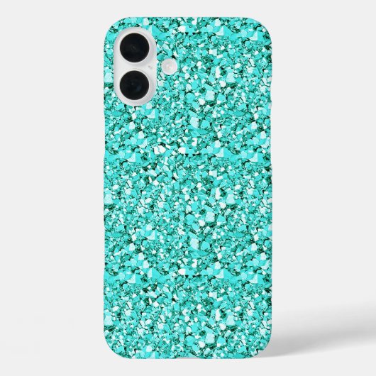 Druzy Kristall - Aquamarine blau Case-Mate iPhone Hülle (Rückseite)