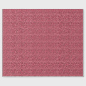 Druzy Kristall - Granatsrot Geschenkpapier (Flach)