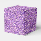 Druzy Kristall - helle Orchidee Geschenkschachtel (Rückseite)