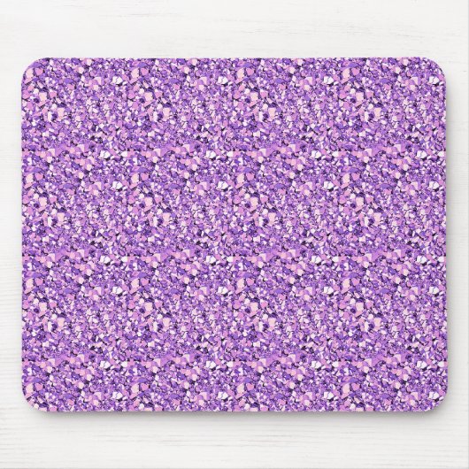 Druzy Kristall - helle Orchidee Mousepad (Vorne)
