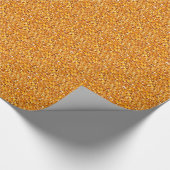 Druzy Kristall - Mandarine orange Geschenkpapier (Ecke)