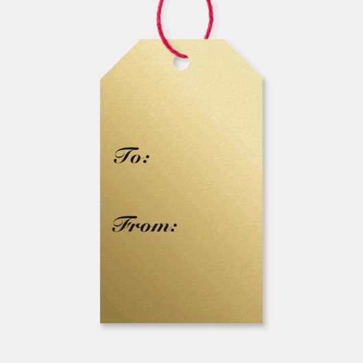 Druzy Kristall - metallisches Gold Geschenkanhänger (Rückseite)