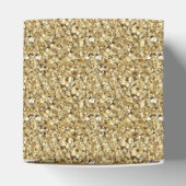 Druzy Kristall - metallisches Gold Geschenkschachtel (Oben)