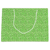 Druzy kristall - peridot green große geschenktüte (Vorderseite)