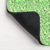 Druzy kristall - peridot green mousepad (Ecke)