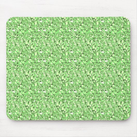 Druzy kristall - peridot green mousepad (Vorne)