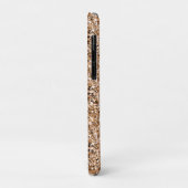 Druzy Kristall - Rose Case-Mate iPhone Hülle (Hinten/Links)