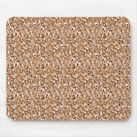 Druzy Kristall - Rose Mousepad (Vorne)