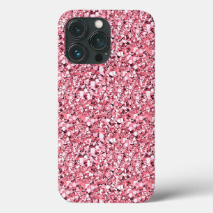 Druzy Kristall - Rose Quarz pink iPhone 13 Pro Hülle