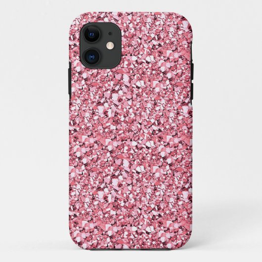 Druzy Kristall - Rose Quarz pink Case-Mate iPhone Hülle (Rückseite)