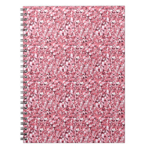 Druzy Kristall - Rose Quarz pink Notizblock