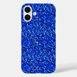 Druzy Kristall - Sapphire blue iPhone 16 Plus Hülle