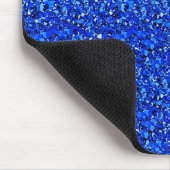 Druzy Kristall - Sapphire blue Mousepad (Ecke)