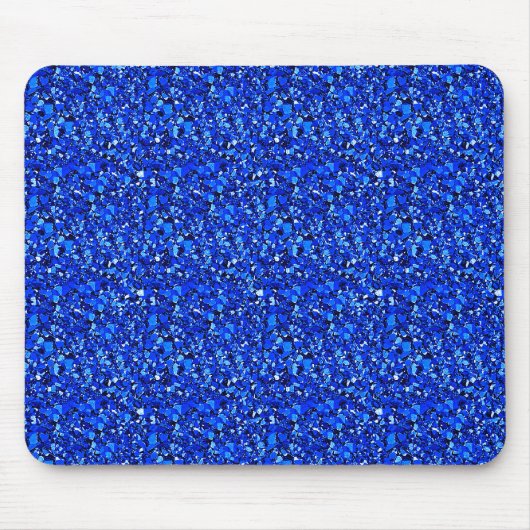 Druzy Kristall - Sapphire blue Mousepad (Vorne)