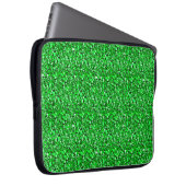 Druzy Kristall - smaragdgrün Laptopschutzhülle (Vorne Rechts)