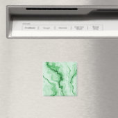 Druzy-Wald-Grün-Achat-Illusion Magnet (In Situ (Geschirrspüler))